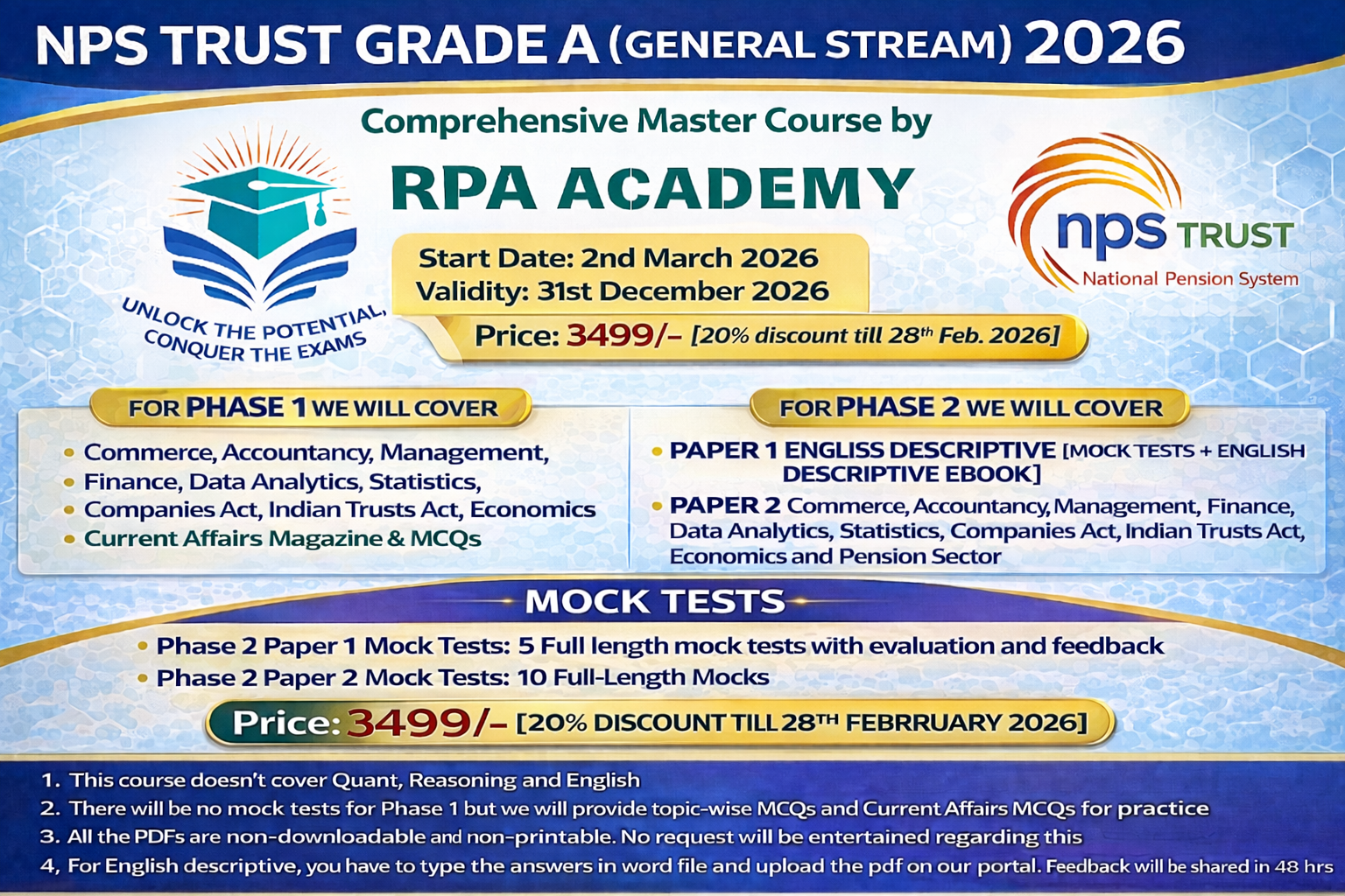 NPS GRADE A 2026 COURSE [Generalist]