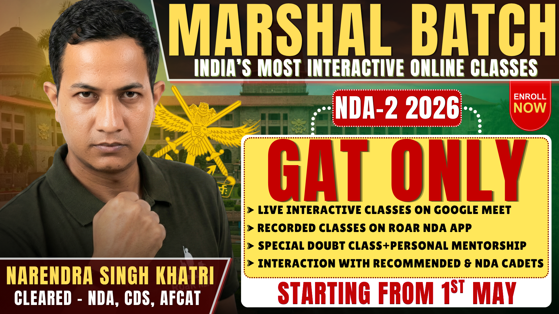 NDA 2 2026 GAT Only Marshal Batch