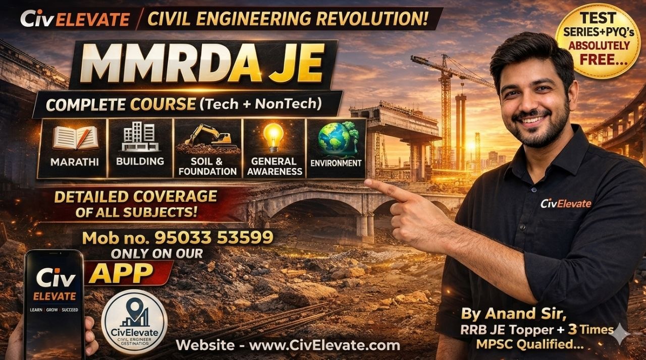 MMRDA AE-2/JE (Civil) Revision Course