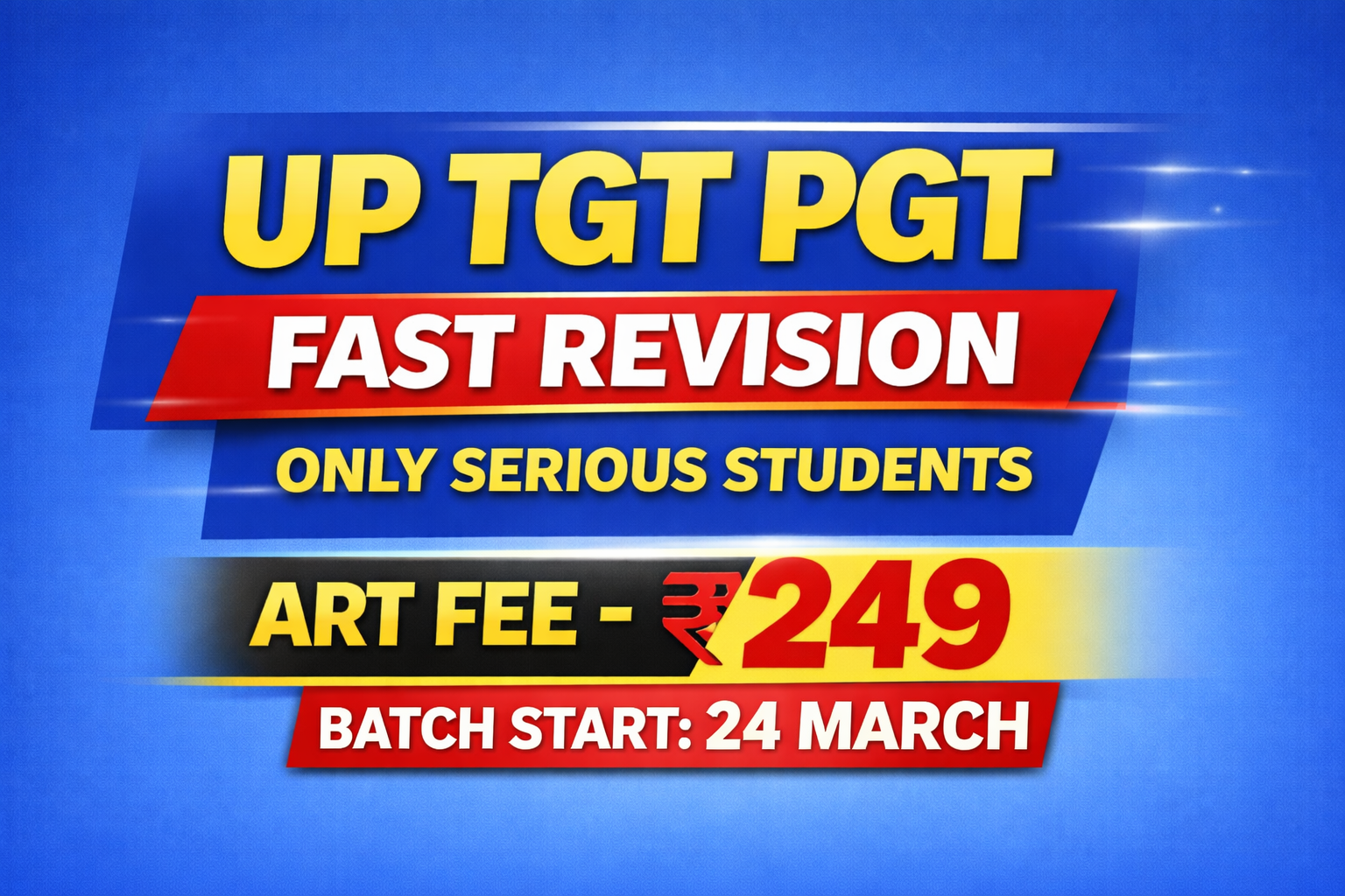 UP TGT PGT REVISION BATCH