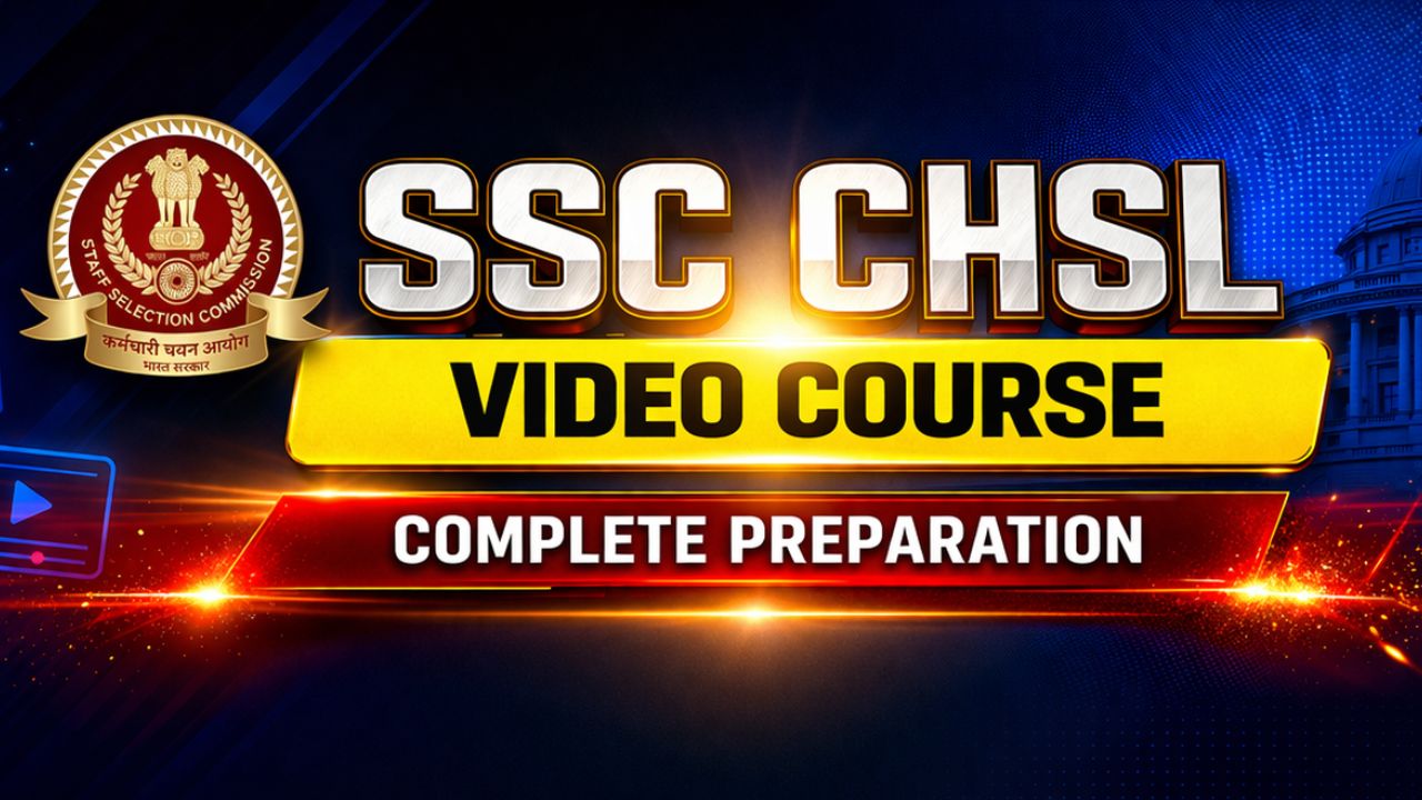 SSC CHSL VIDEO COURSE✅
