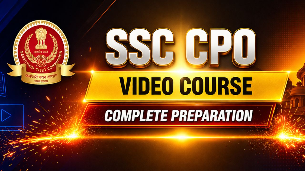 SSC CPO VIDEO COURSE✅