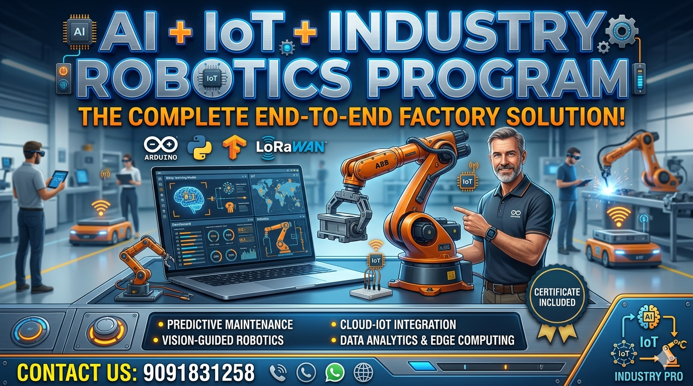 "AI + IoT + Industry Robotics Program"