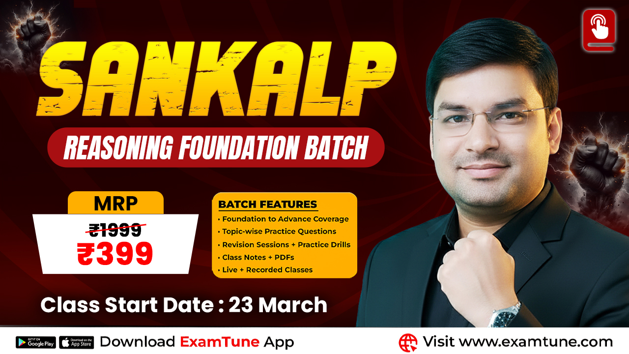Reasoning Foundation Batch 2026 | Sankalp Reasoning Course for Banking Exams