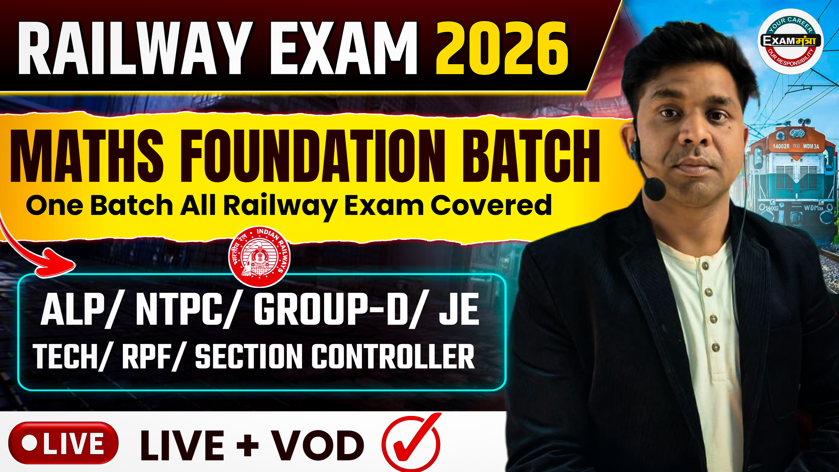 Railway Foundation Math Batch 2026