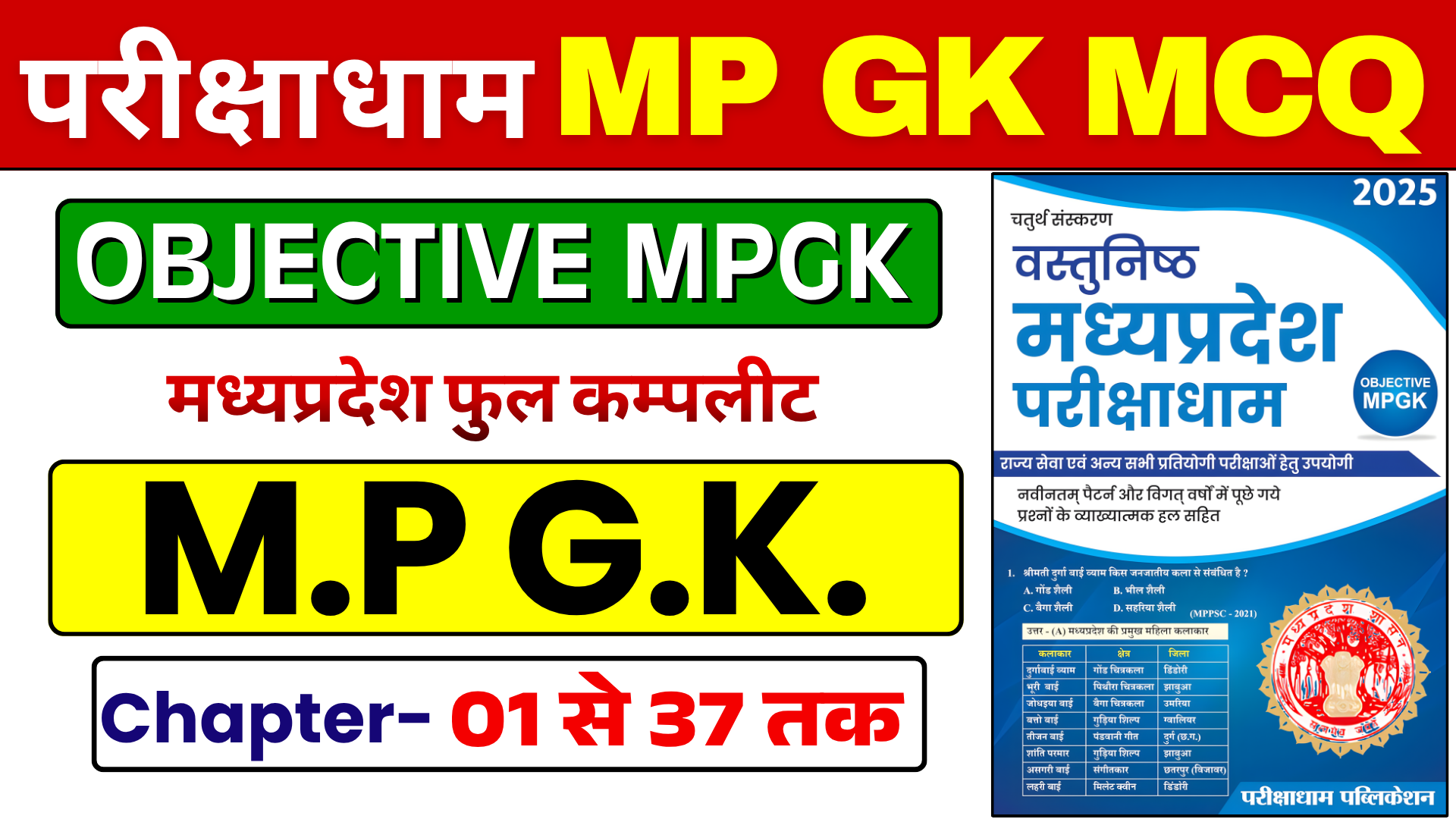 MP GK MCQ