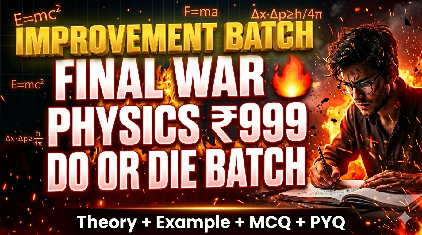 Physics Improvement Batch ₹999