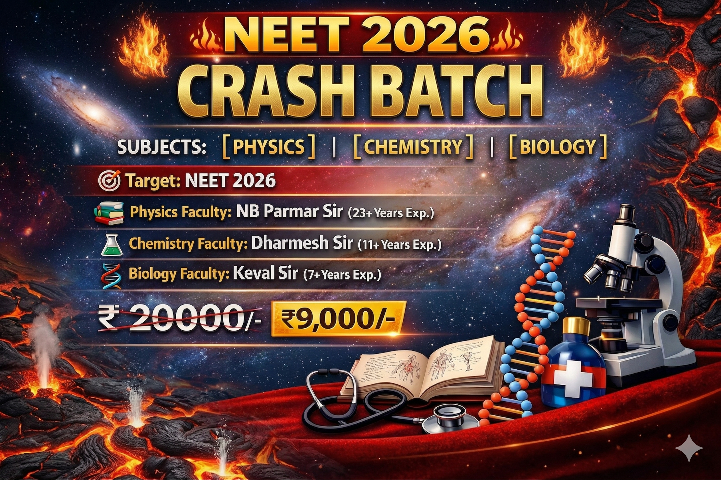 NEET 2026 Crash Batch ( Guj.Med)