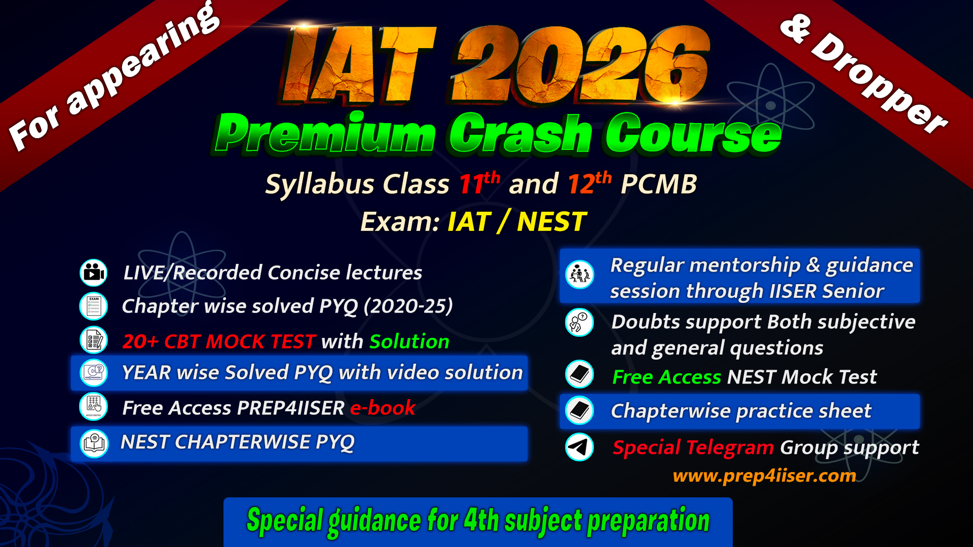 IAT PREMIUM CRASH COURSE 2026