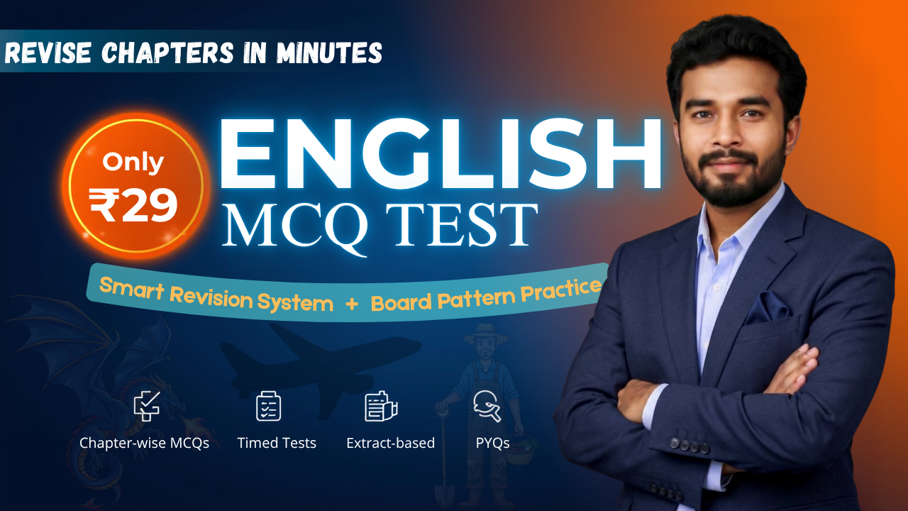 Class 12 – English MCQ Test