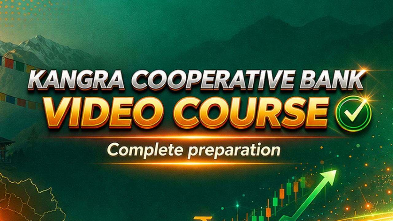 KANGRA COOPERATIVE BANK VIDEO COURSE✅