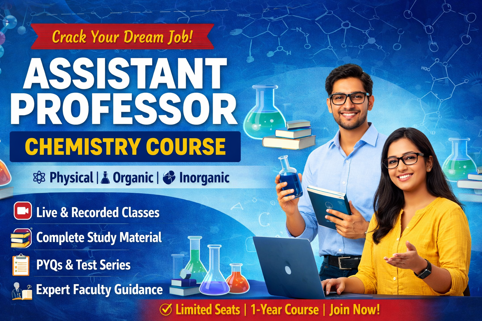  Assistant Professor Chemistry Course 2026