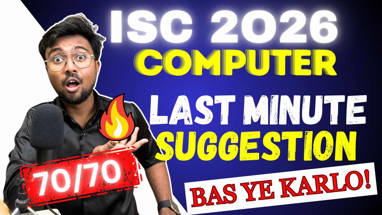 ISC Computer 2026 ( TARGET 70/70)