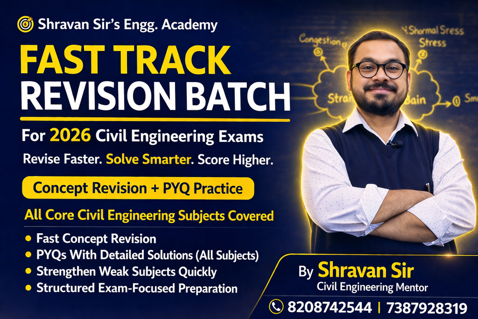 FAST TRACK BATCH FOR JE & AE EXAMS