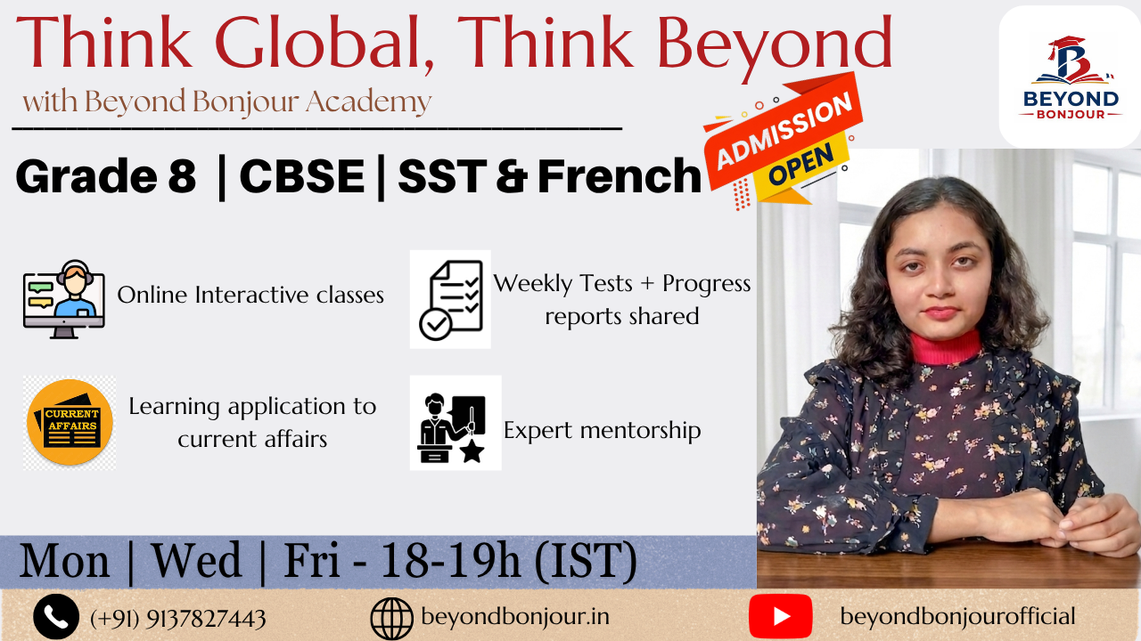 Grade 8 CBSE | SST & French