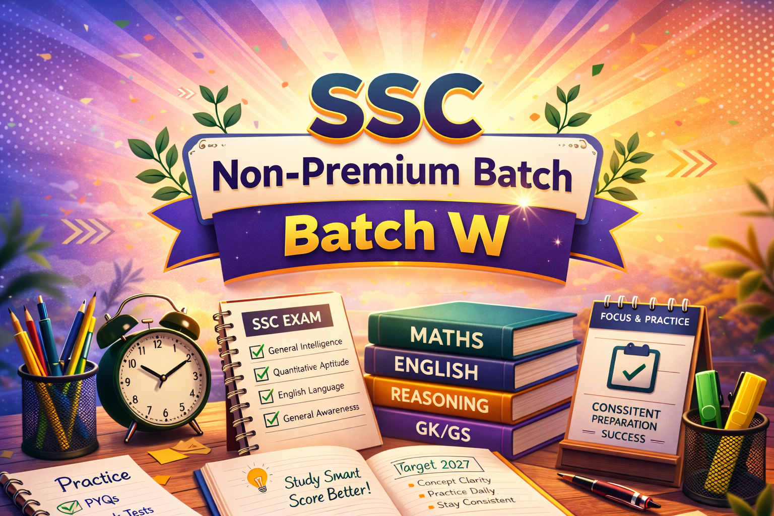 SSC Non-Premium Batch – Batch W
