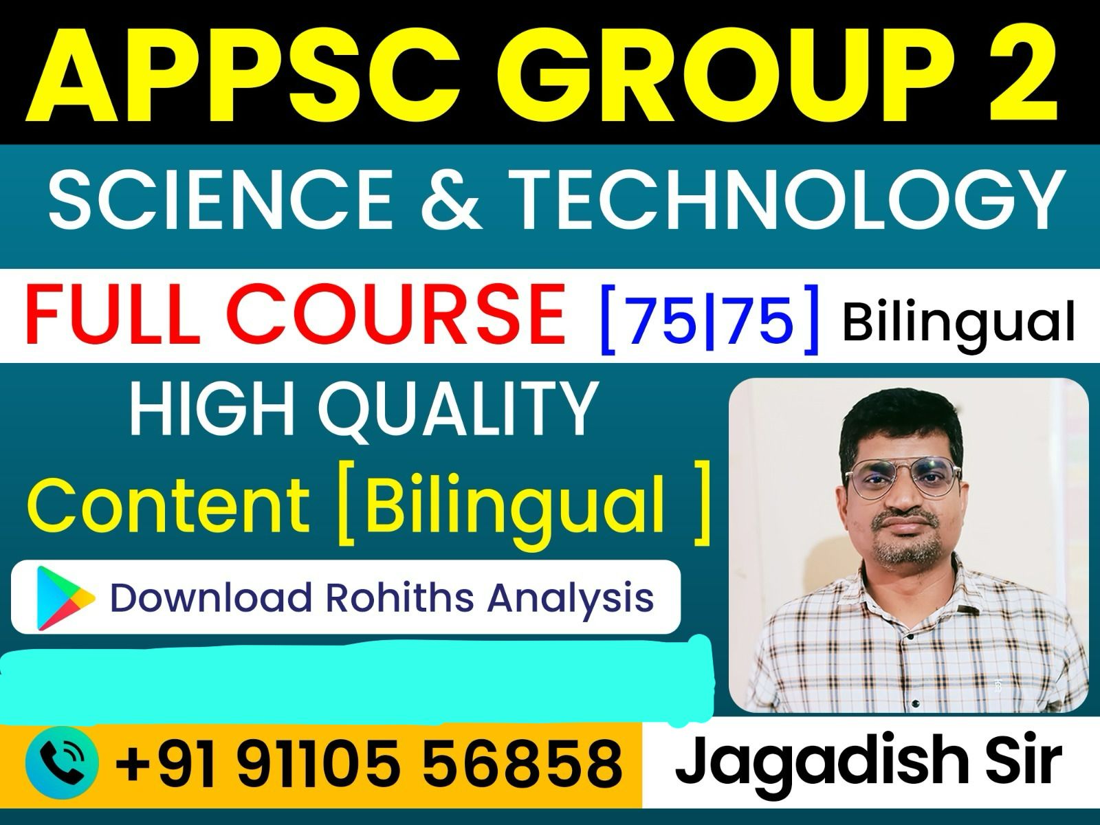 Science and technology-APPSC GROUP 2 by jagadish sir