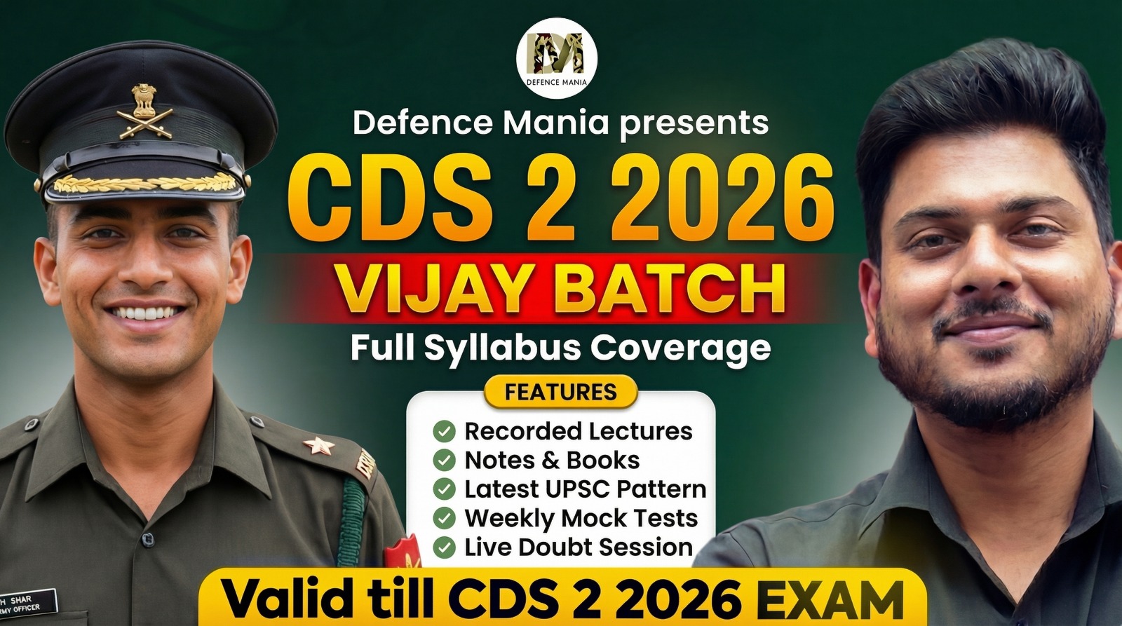 CDS 2 2026 Vijay Batch (Recorded Program)