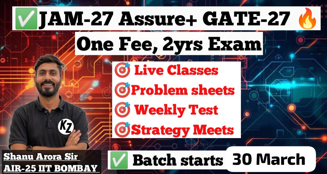 JAM-27 ASSURE+ GATE-27 Batch (30th March)