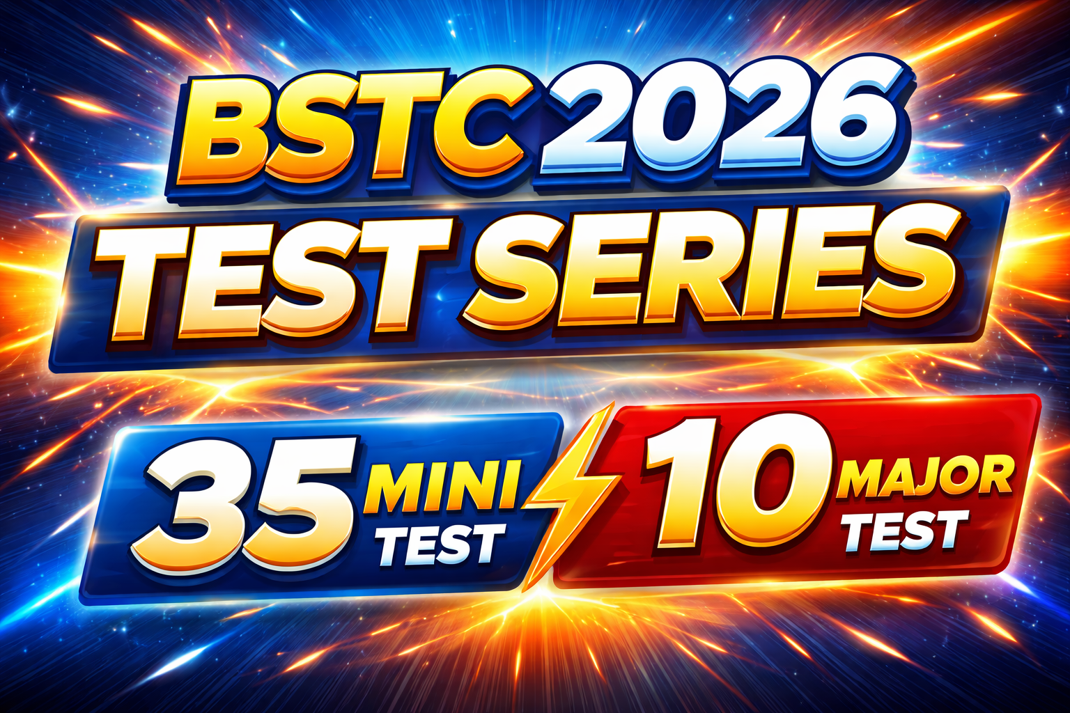 BSTC 2026 Test Series