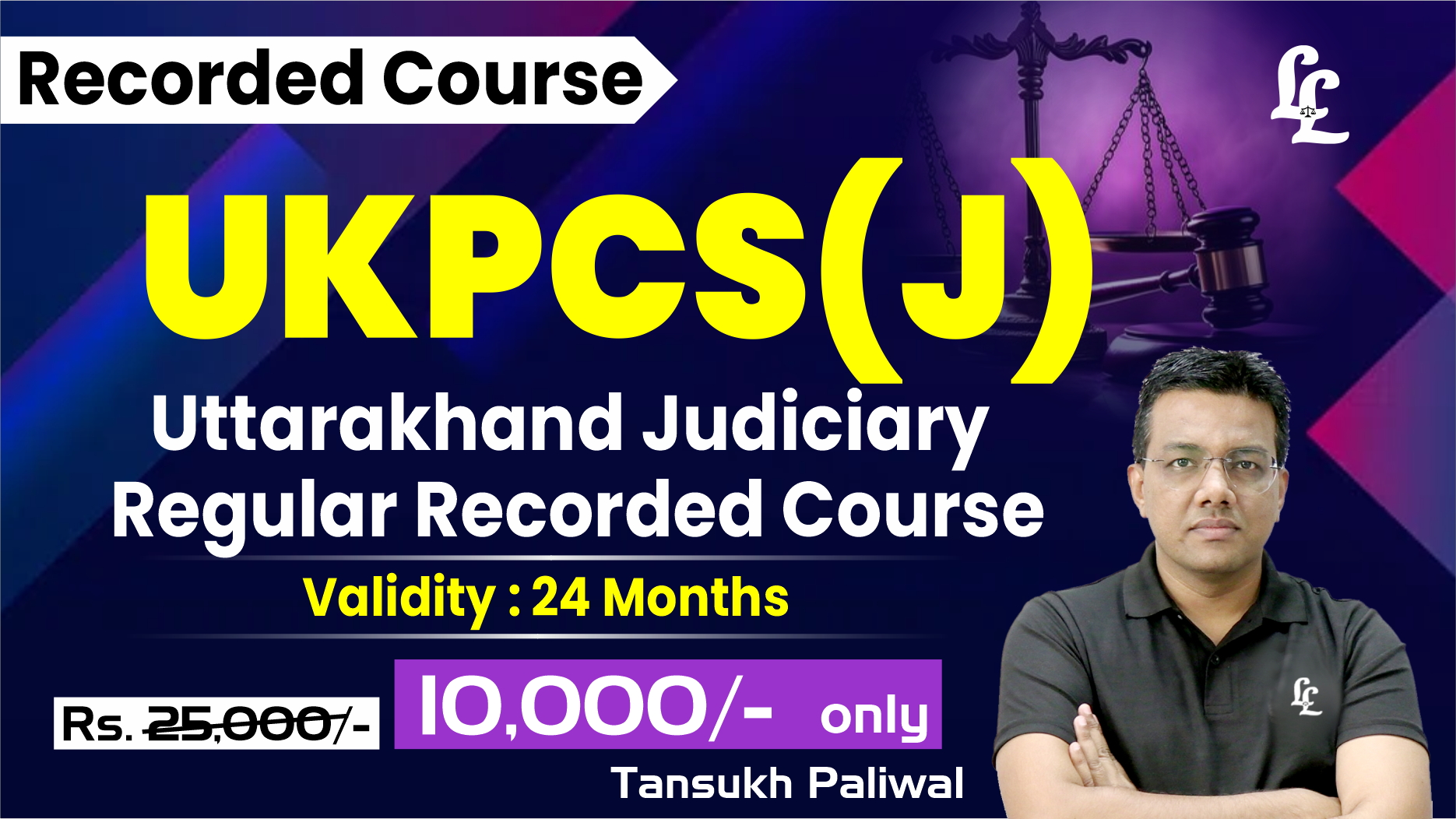 Uttarakhand Judiciary (UKPCS(J)) Regular Recorded Course