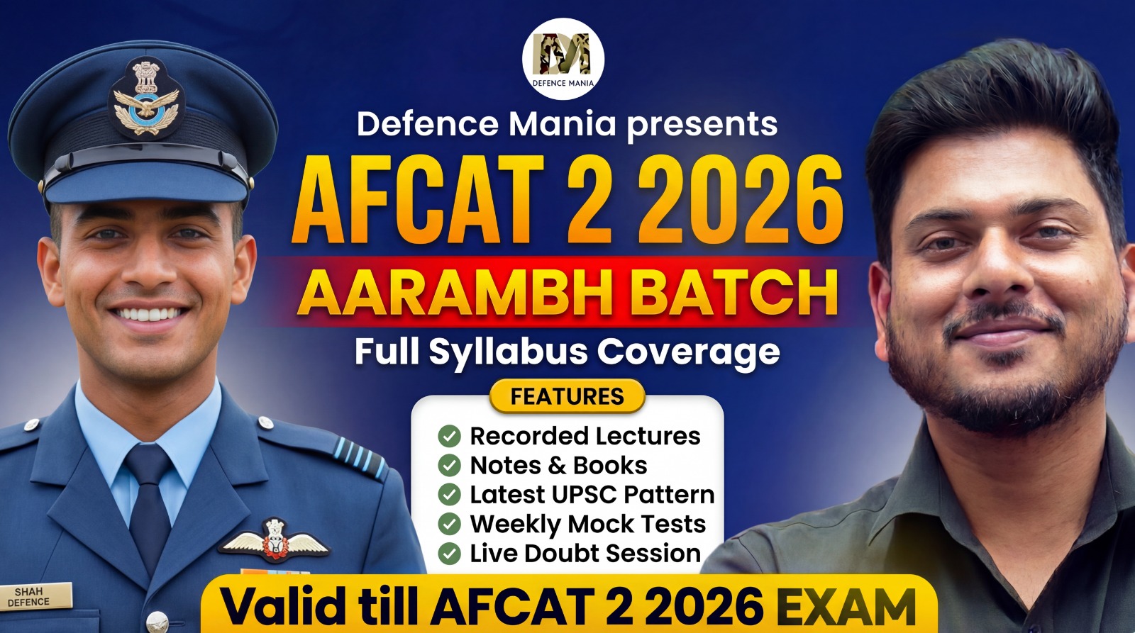 AFCAT 2 2026 Aarambh Batch (Recorded Program)