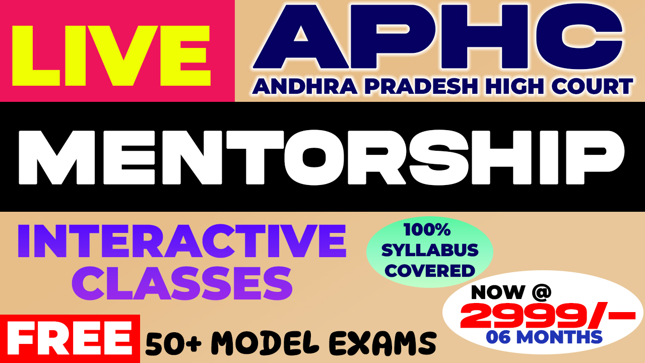AP High Court : LIVE MENTORSHIP