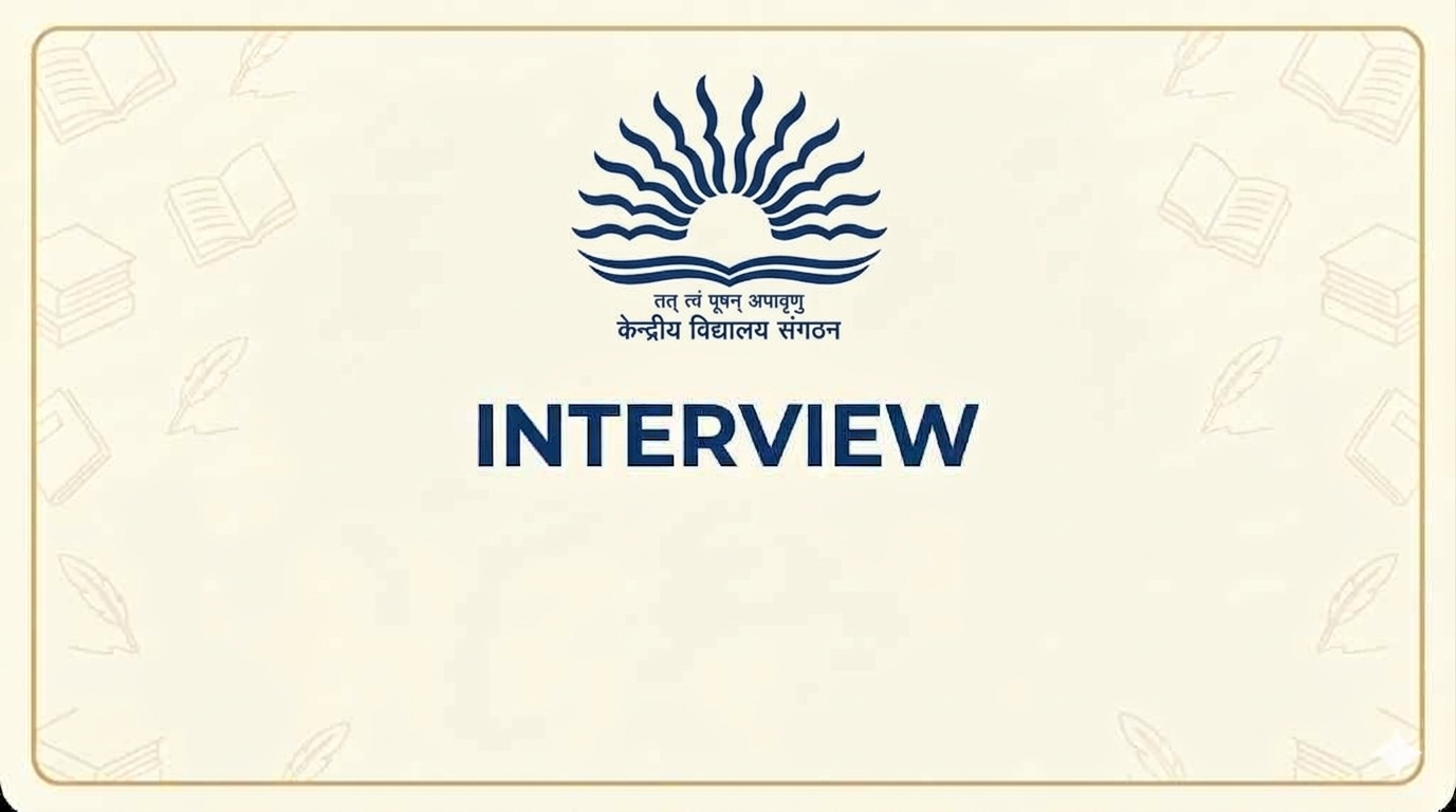 PRT SPECIAL EDUCATOR INTERVIEW 