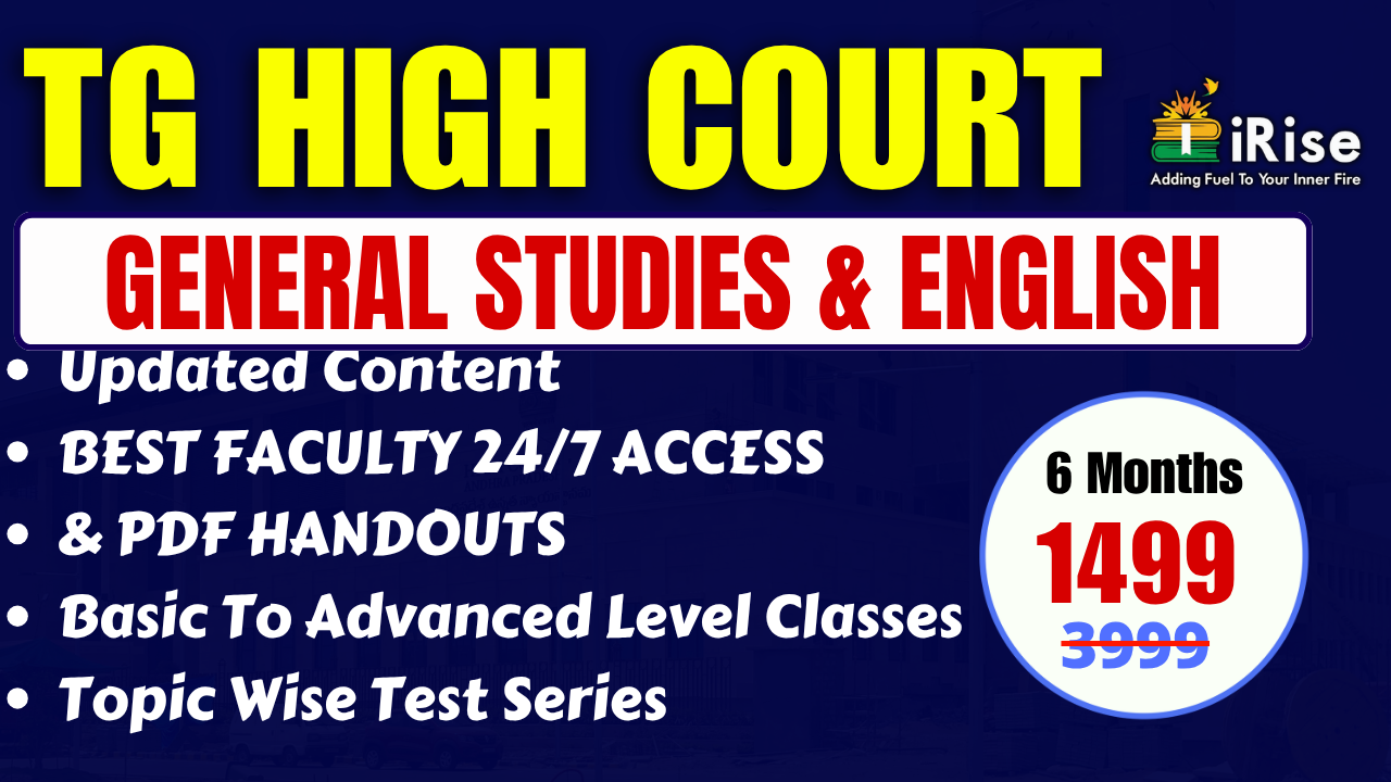 TG HIGH/DISTRICT COURT COURSE