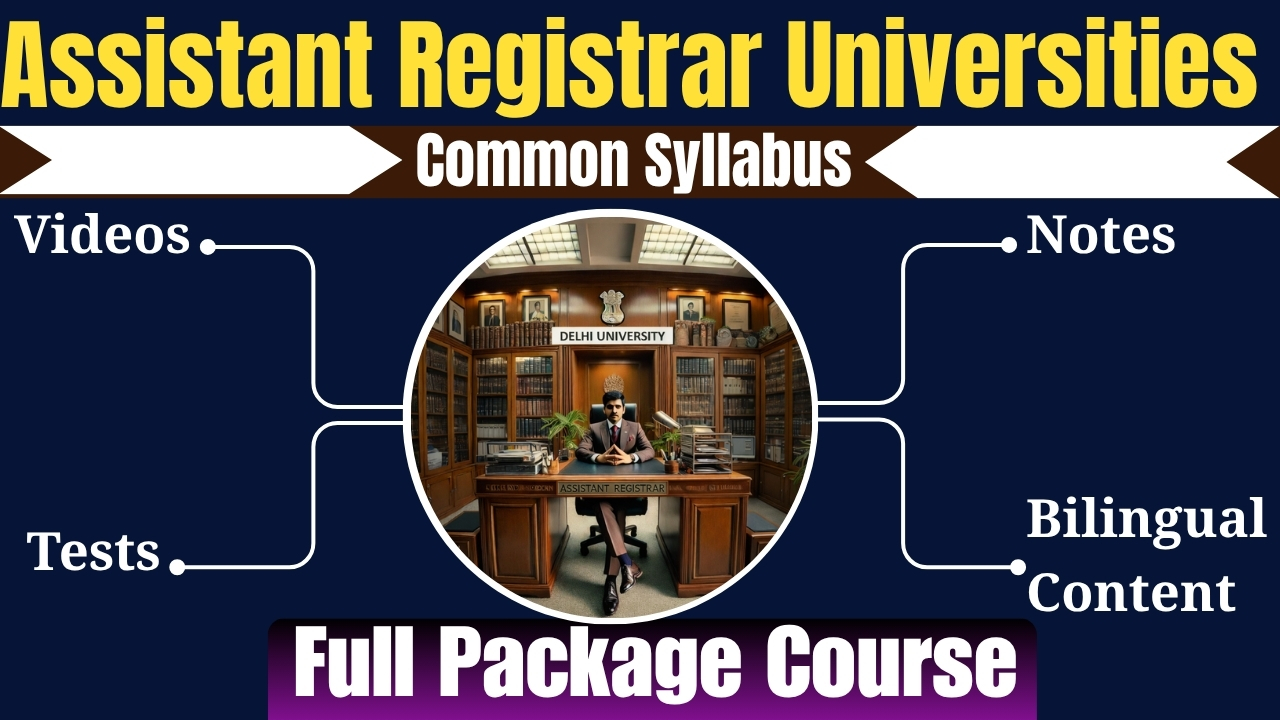 Assistant Registrar Universities Common Syllabus- Full Package Course
