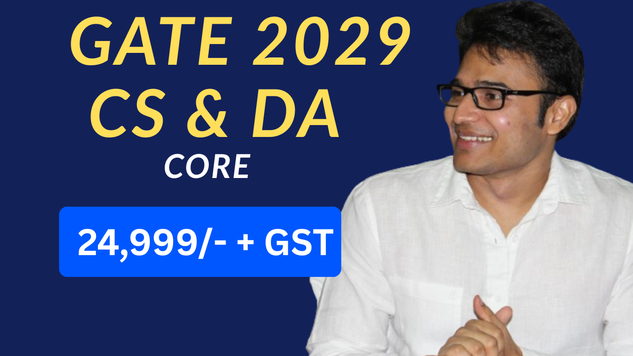 GATE CS & DA Core 2029