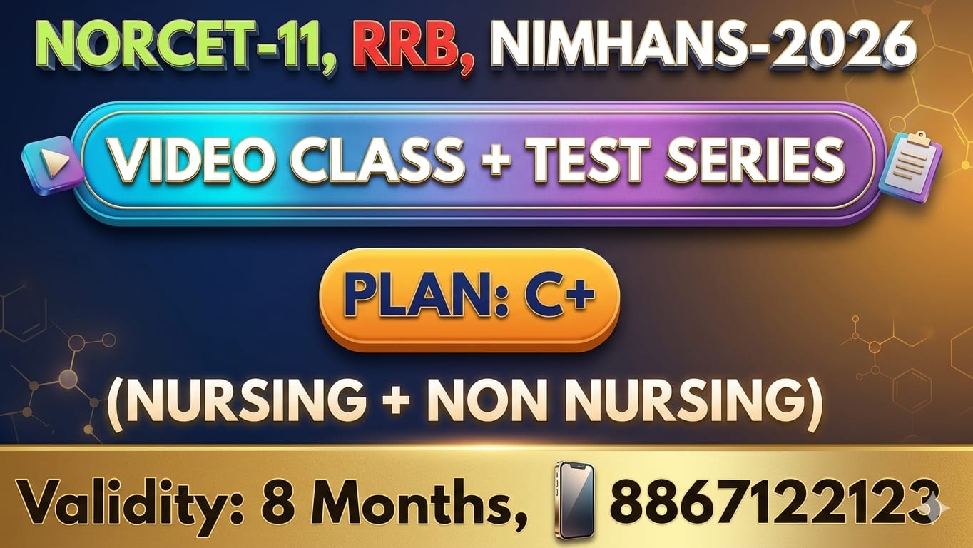 PLAN C+ for NORCET-11 (2026) 