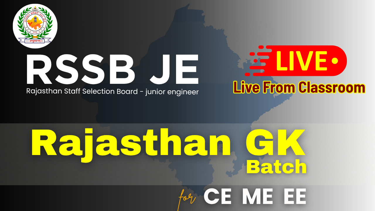 RSSB-JE (Non-Tech) Live Classes 2026