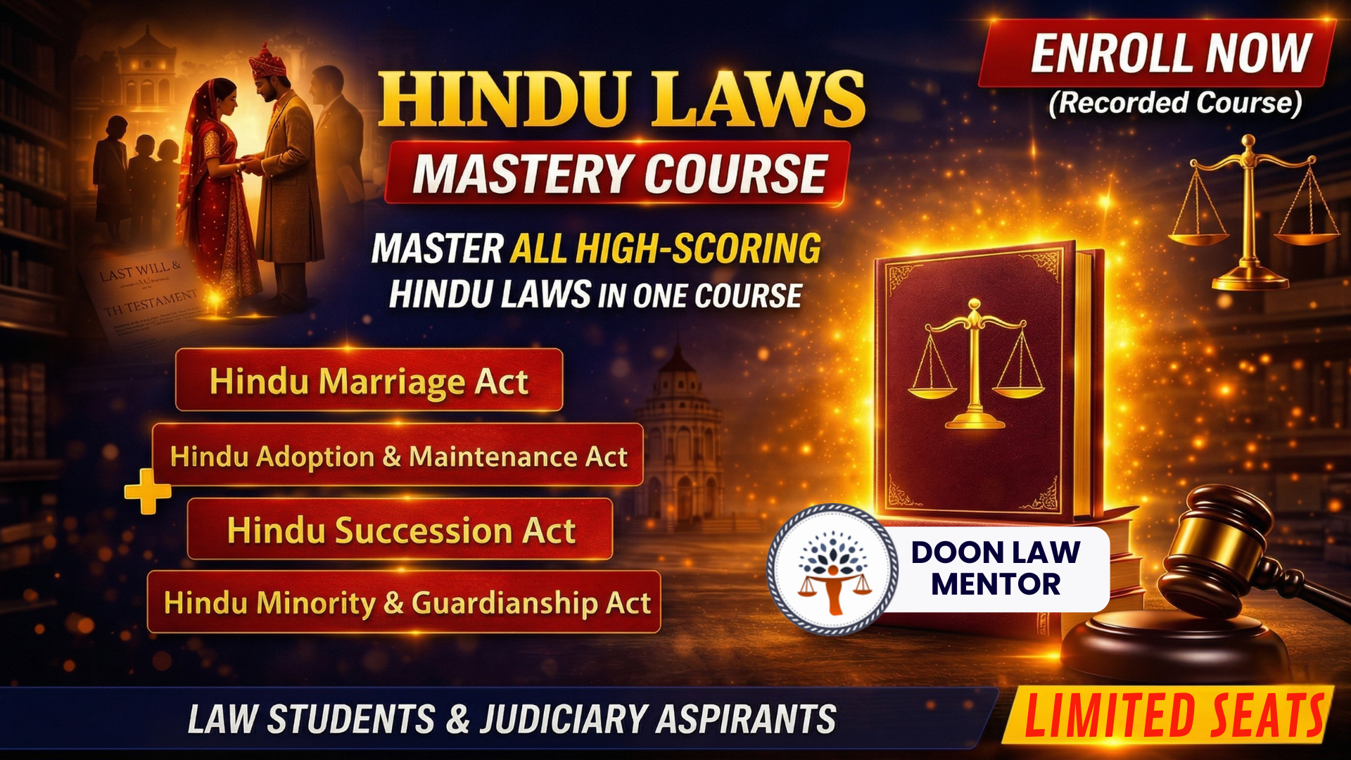 Hindu Laws Mastery Course (Recorded)