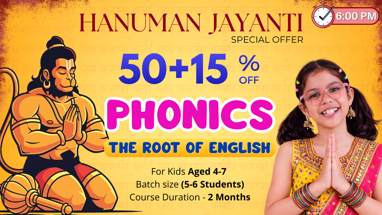  2-Month Phonetics Course on Zoom (P10 = 4-7 Year) 