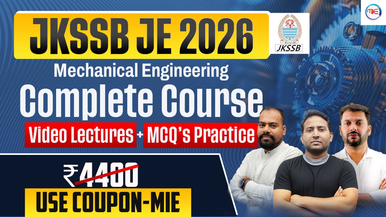 JKSSB JE (Mechanical) 2026 Course