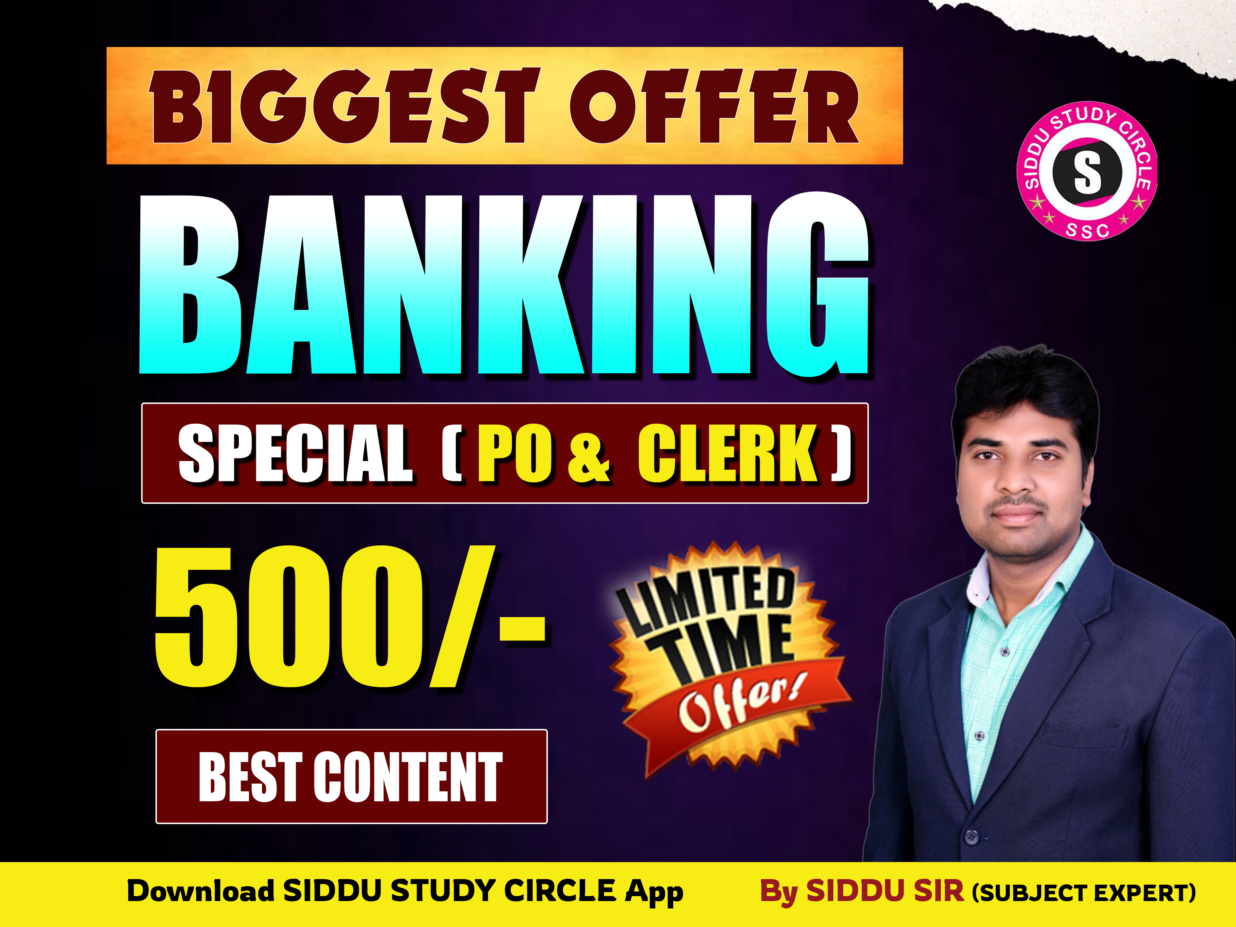BANKING EXAMS ( PO + CLERK ) 