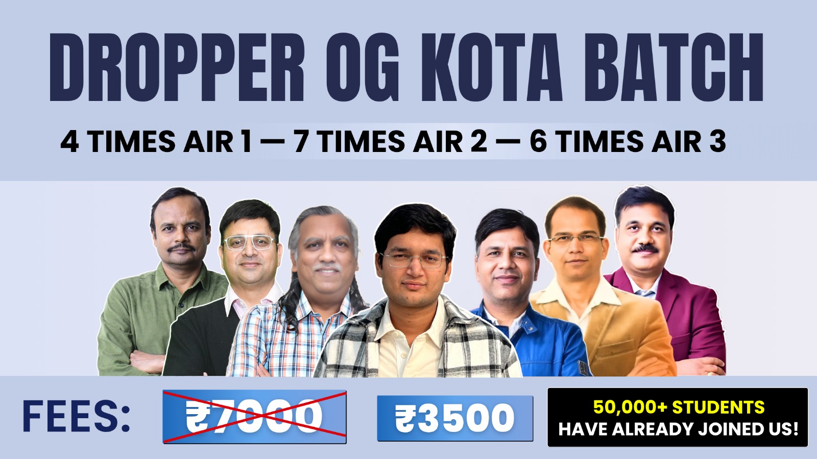 JEE 2027: DROPPER OG KOTA BATCH