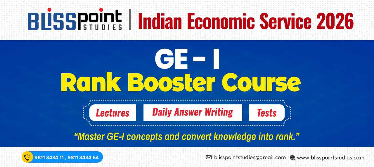 Indian Economic Service (IES) 2026 Rank Boosters Course