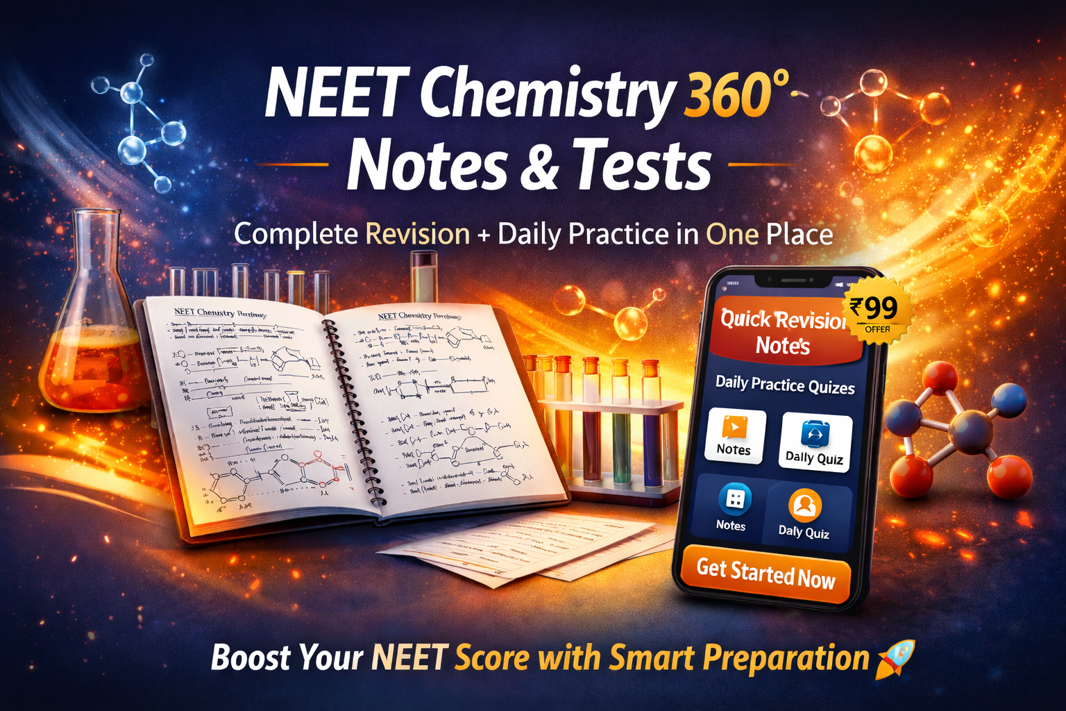 NEET Chemistry 360° pdf Notes & Tests