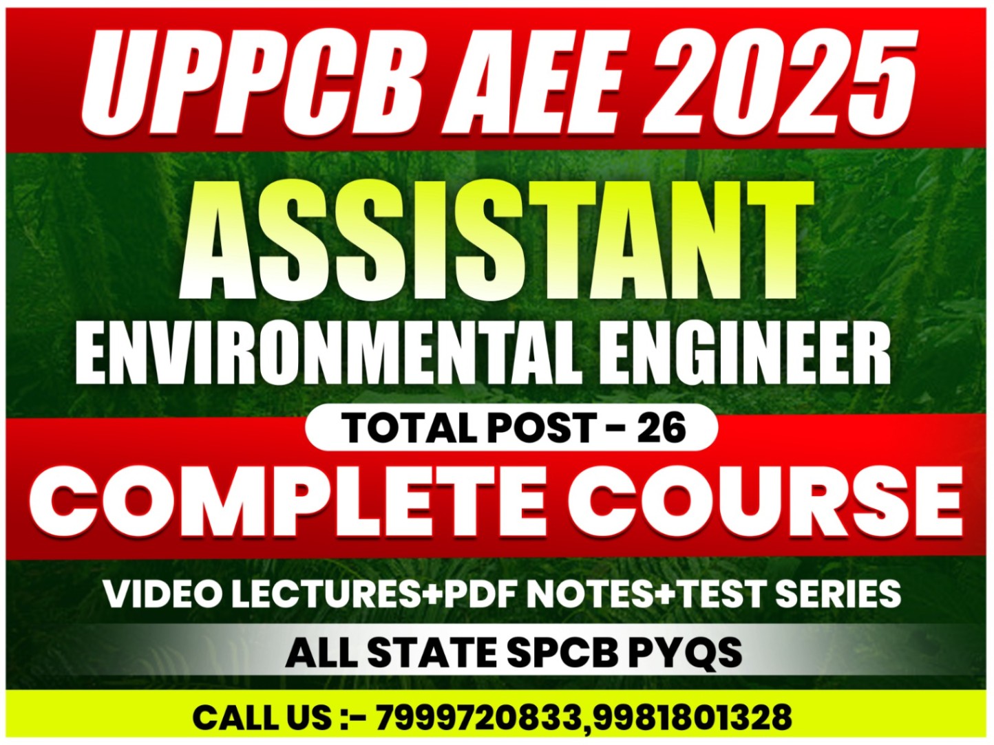 UPPCB AEE Assistant Environmental Engg complete course