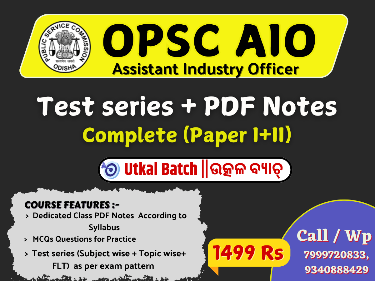 OPSC AIO Test Series+ PDF Notes