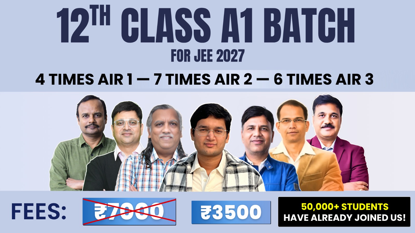 JEE 2027: 12th Class A1 Batch