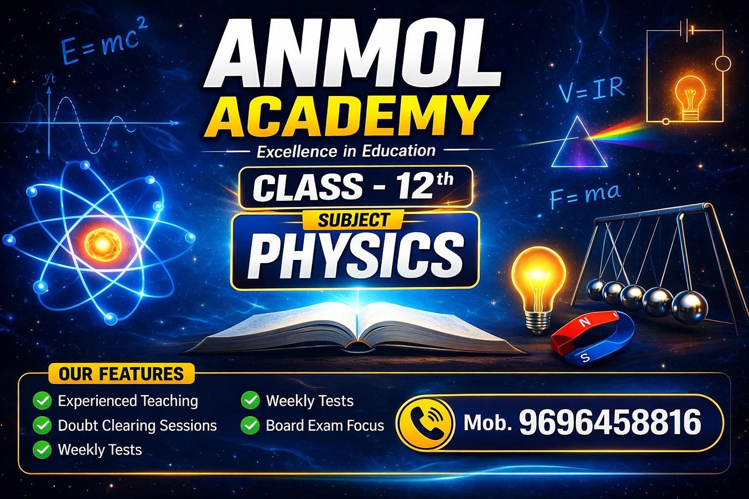 12th Physics Complete Hand Written Notes 