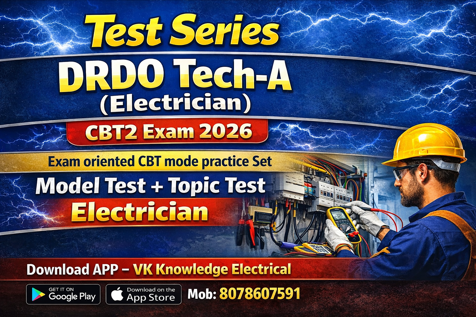 Test DRDO Tech-A Electrician CBT2