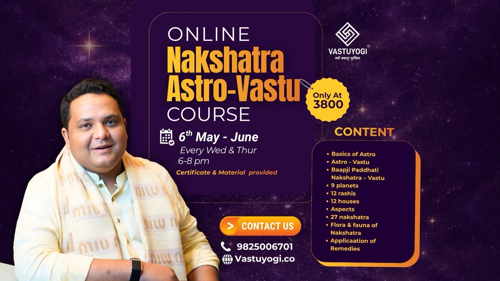 Nakshatra Astro-Vastu Course 