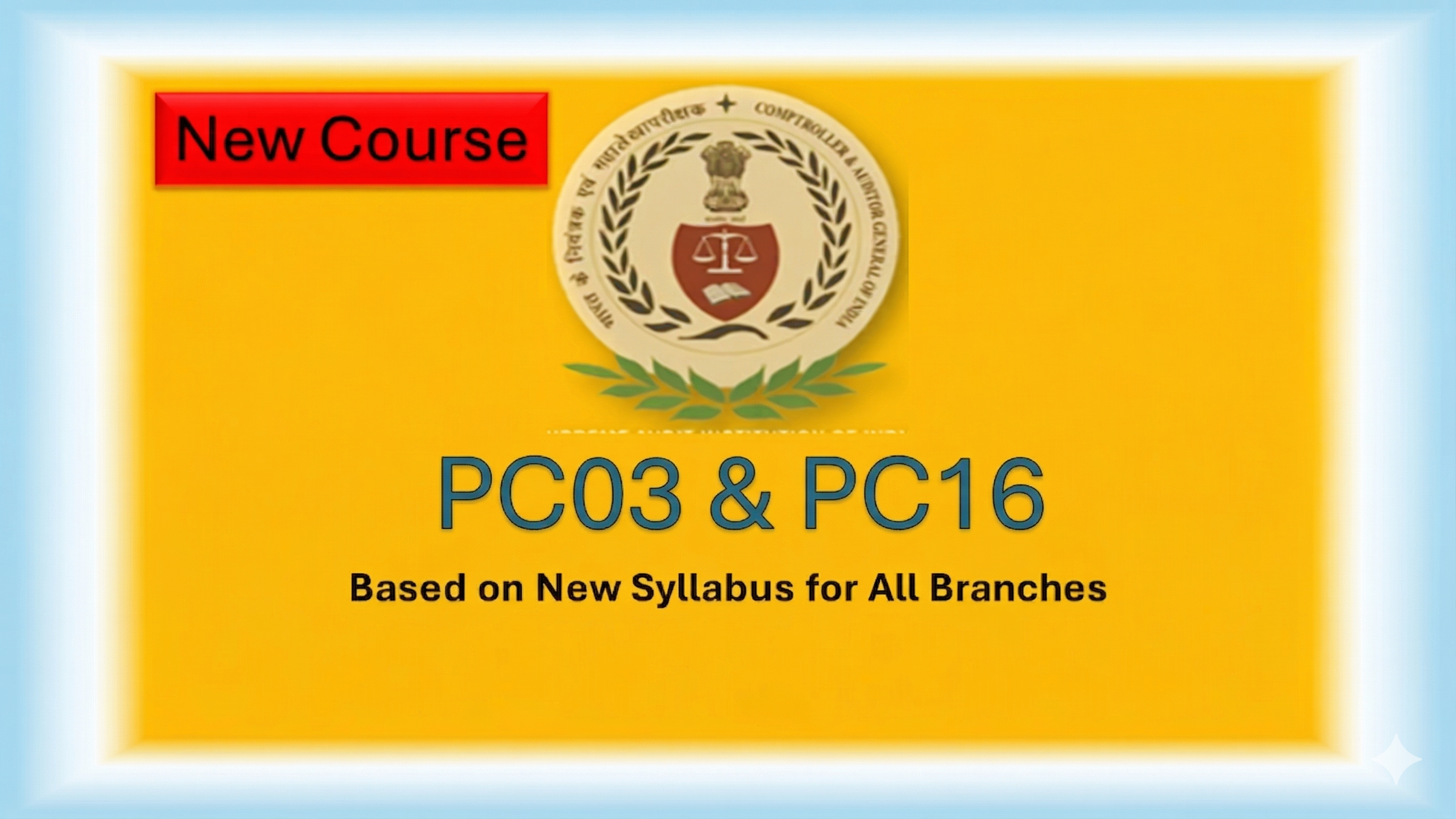 SAS PC03 & PC16 (New Syllabus)