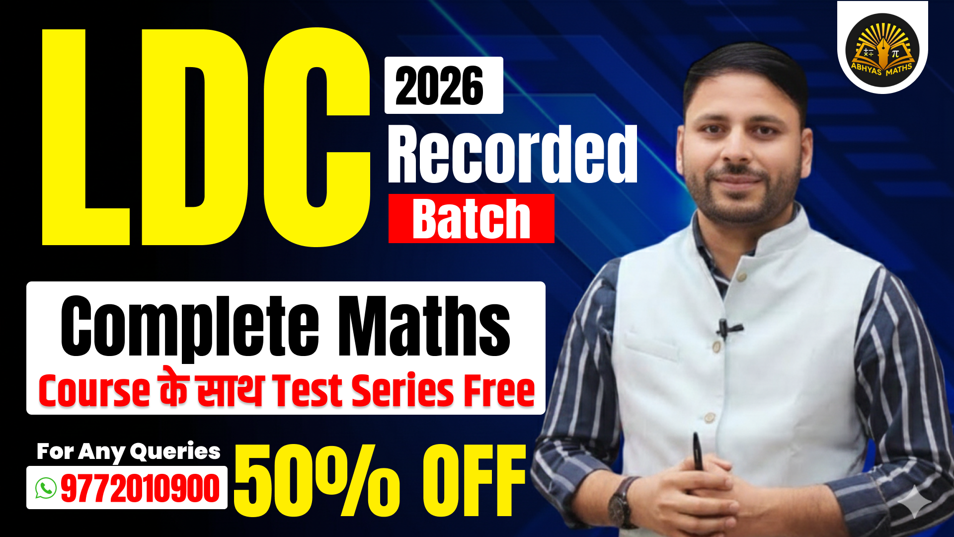 RSSB LDC 2026 Recorded Complete Maths Course