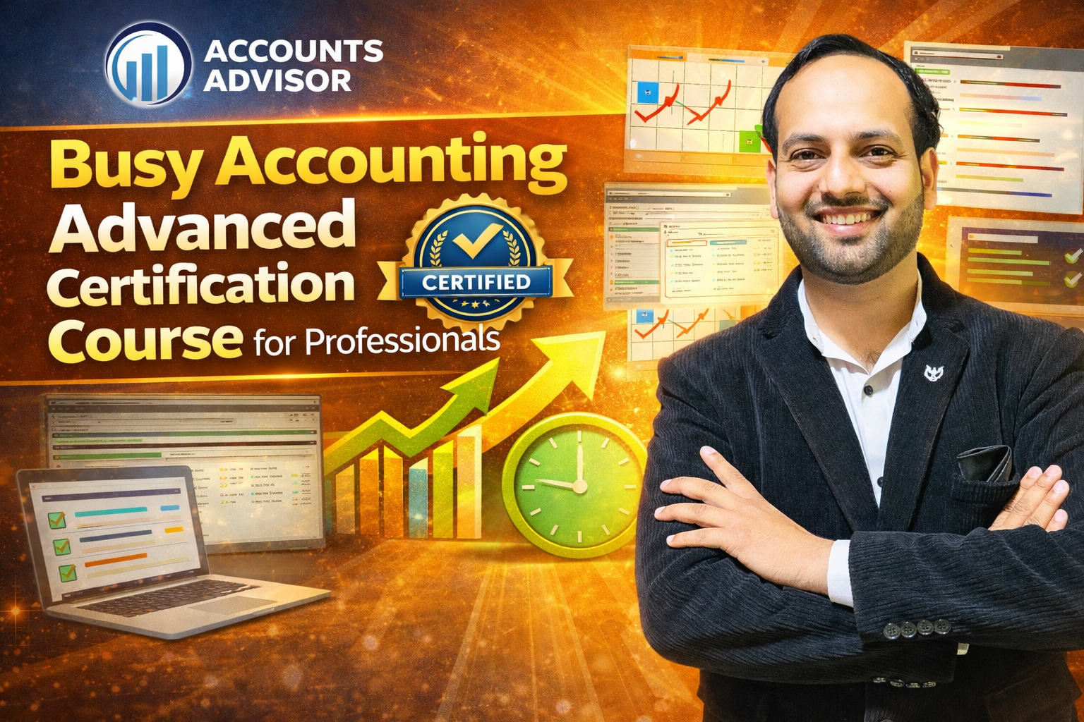 Busy Accounting Advanced Certification Course for Professionals