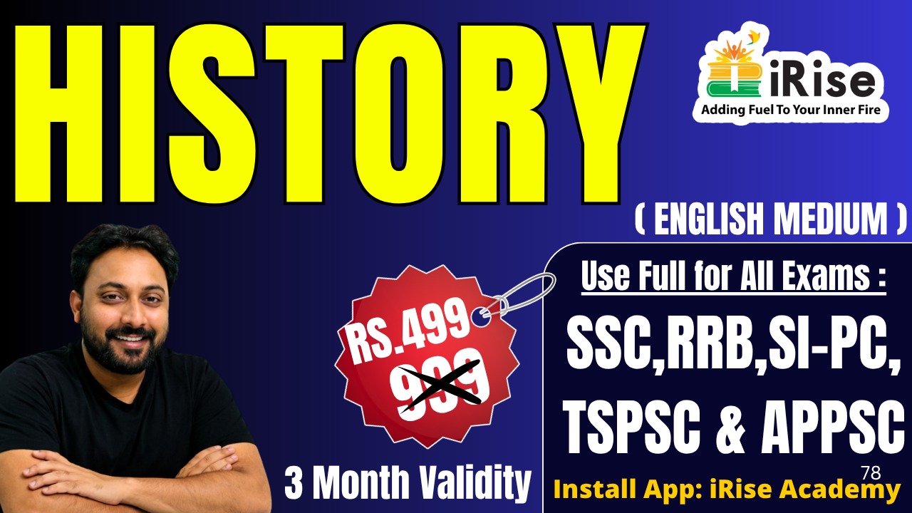 INDIAN HISTORY BY CHARAN SIR ( ENGLISH MEDIUM)